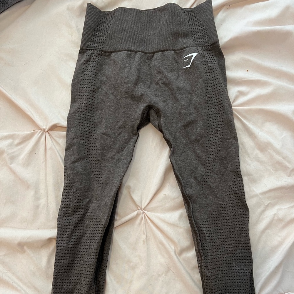 brown gymshark leggings